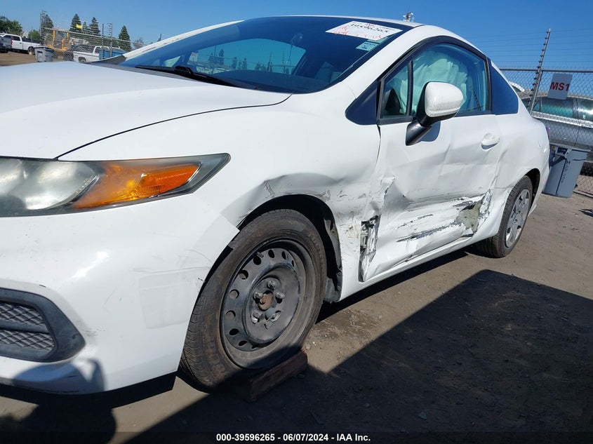 2014 Honda Civic Lx VIN: 2HGFG3B55EH525267 Lot: 39596265