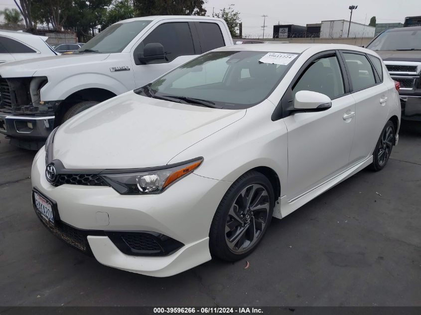 2018 Toyota Corolla Im VIN: JTNKARJE7JJ554048 Lot: 39596266