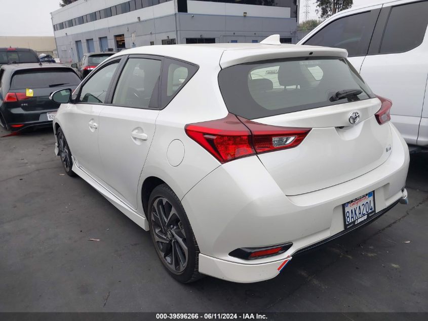 2018 Toyota Corolla Im VIN: JTNKARJE7JJ554048 Lot: 39596266