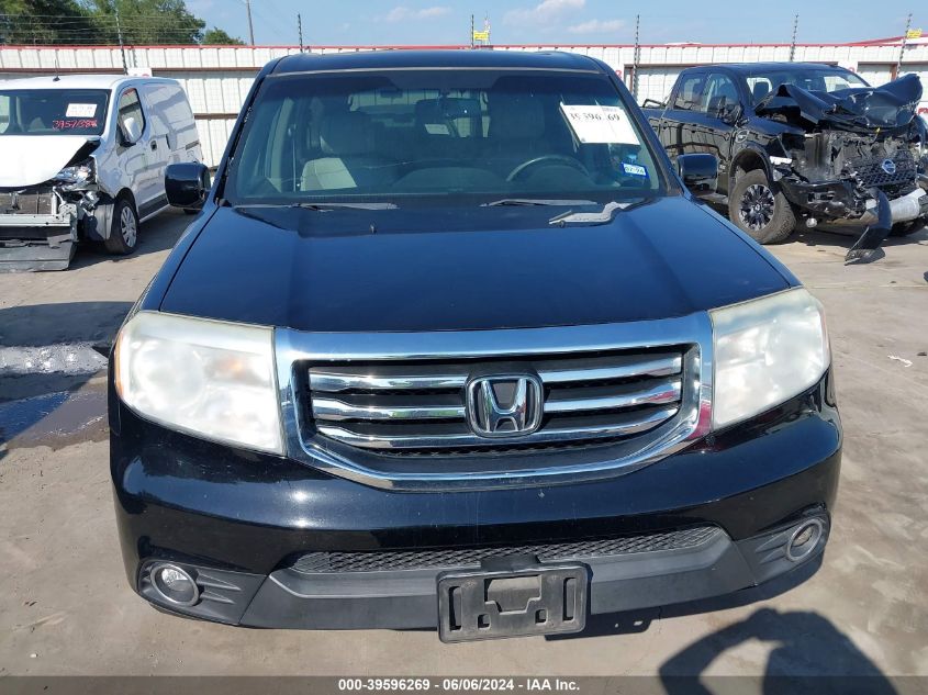 2012 Honda Pilot Ex-L VIN: 5FNYF4H64CB006505 Lot: 39596269