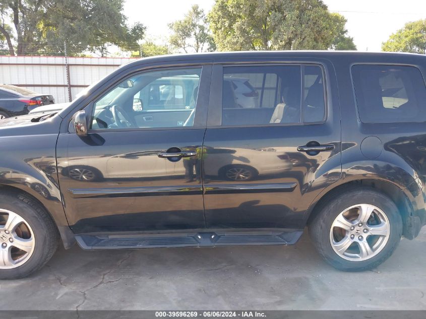 2012 Honda Pilot Ex-L VIN: 5FNYF4H64CB006505 Lot: 39596269