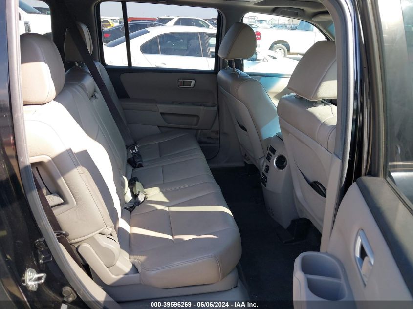 2012 Honda Pilot Ex-L VIN: 5FNYF4H64CB006505 Lot: 39596269