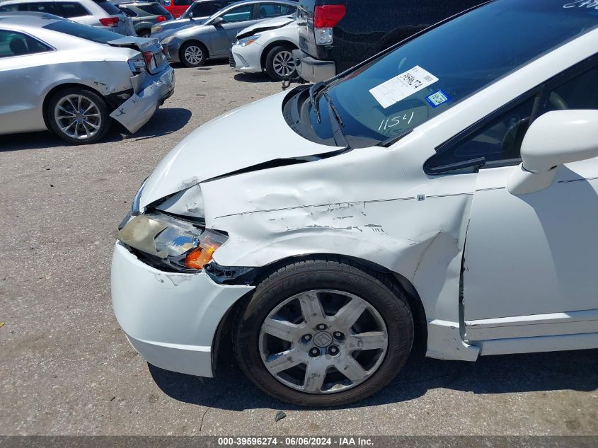 2008 Honda Civic Lx VIN: JHMFA165X8S001154 Lot: 39596274