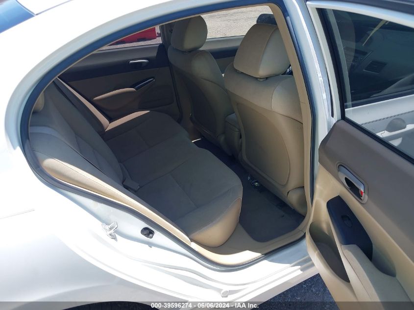 2008 Honda Civic Lx VIN: JHMFA165X8S001154 Lot: 39596274