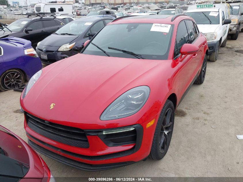 2022 Porsche Macan VIN: WP1AA2A50NLB01423 Lot: 39596286