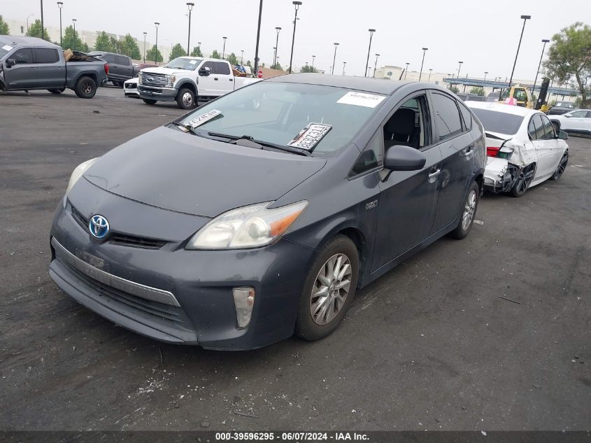 2013 Toyota Prius Plug-In VIN: JTDKN3DPXD3036527 Lot: 39596295