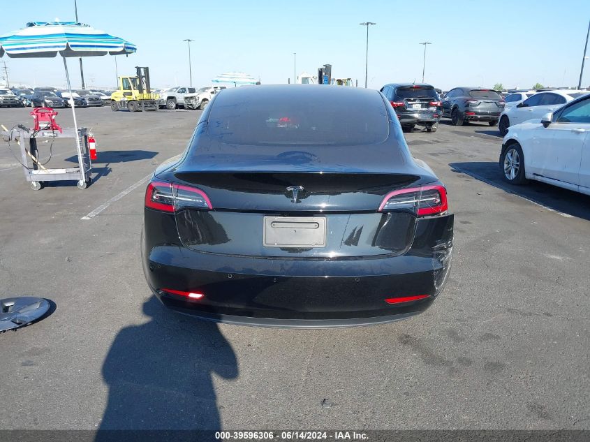 2021 Tesla Model 3 Standard Range Plus Rear-Wheel Drive VIN: 5YJ3E1EA3MF095764 Lot: 39596306