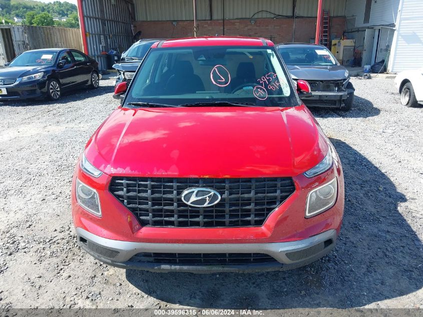 2021 Hyundai Venue Se VIN: KMHRB8A38MU065164 Lot: 39596315