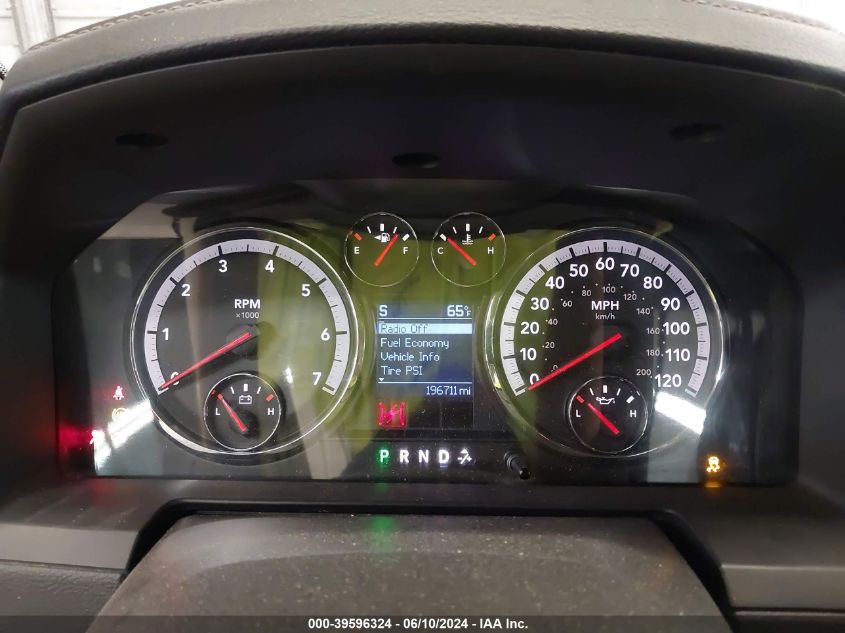 2010 Dodge Ram 1500 Slt/Sport/Trx VIN: 1D7RV1CT6AS207119 Lot: 39596324