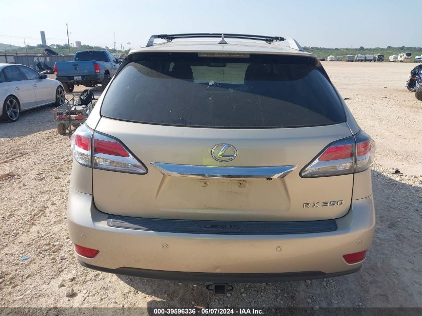 2013 Lexus Rx 350 VIN: 2T2BK1BAXDC155404 Lot: 39596336