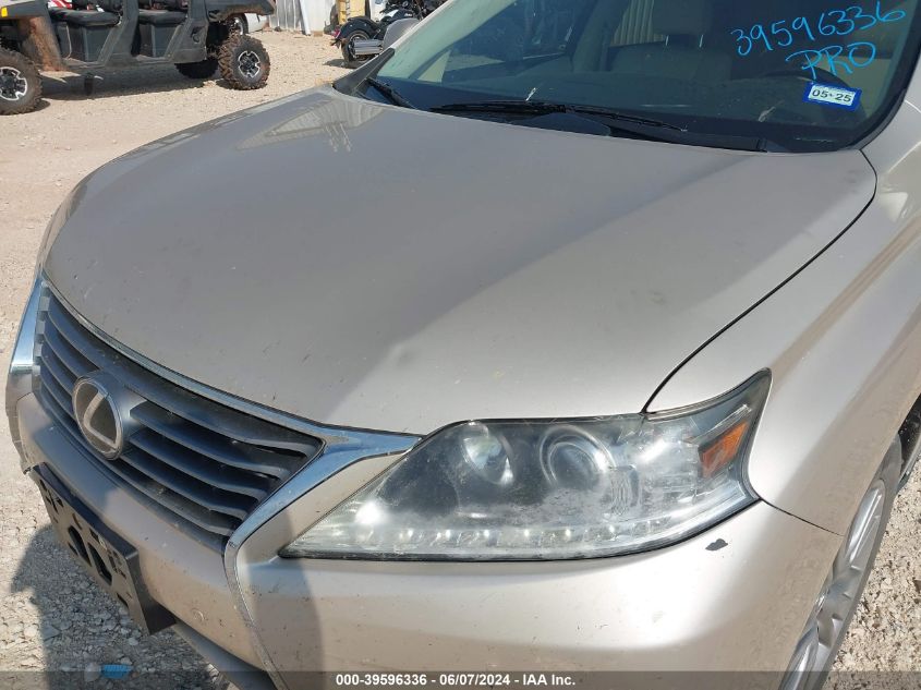 2013 Lexus Rx 350 VIN: 2T2BK1BAXDC155404 Lot: 39596336