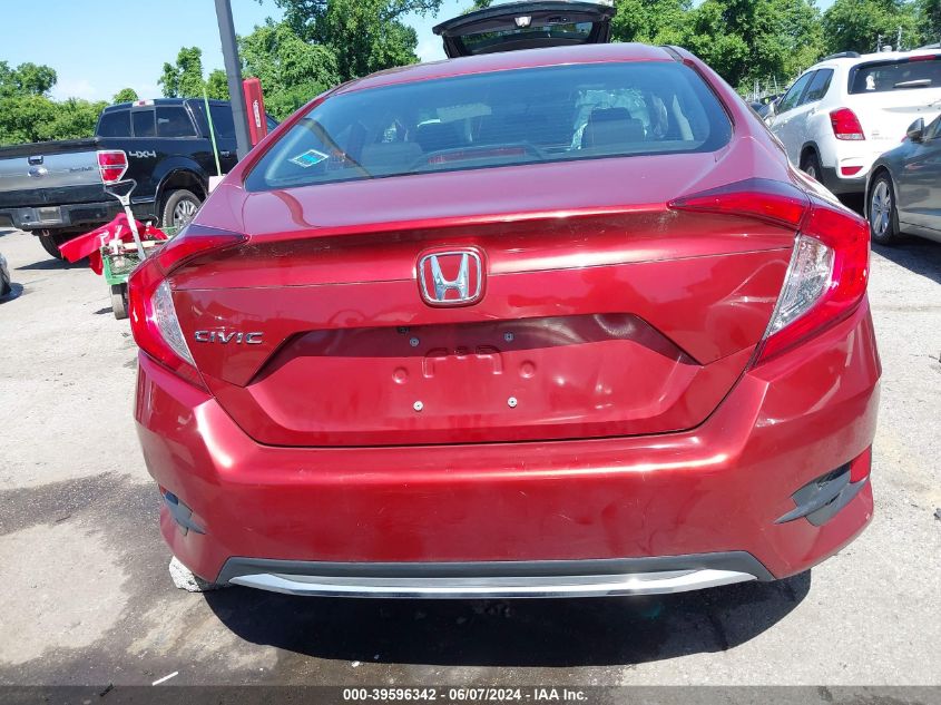 2021 Honda Civic Lx VIN: 2HGFC2F69MH542628 Lot: 39596342