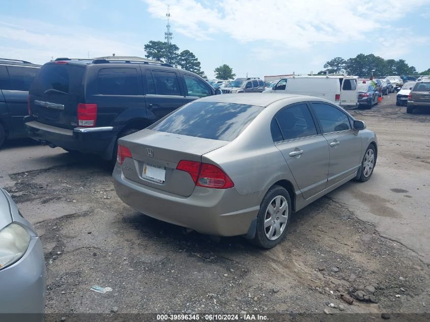 2006 Honda Civic Lx VIN: 1HGFA16516L098254 Lot: 39596345