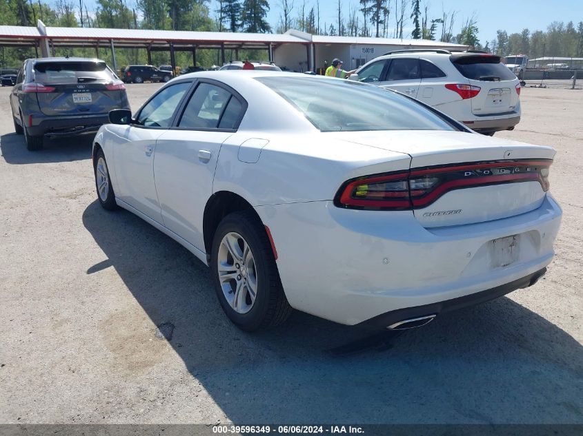 2022 Dodge Charger Sxt Rwd VIN: 2C3CDXBG3NH212807 Lot: 39596349