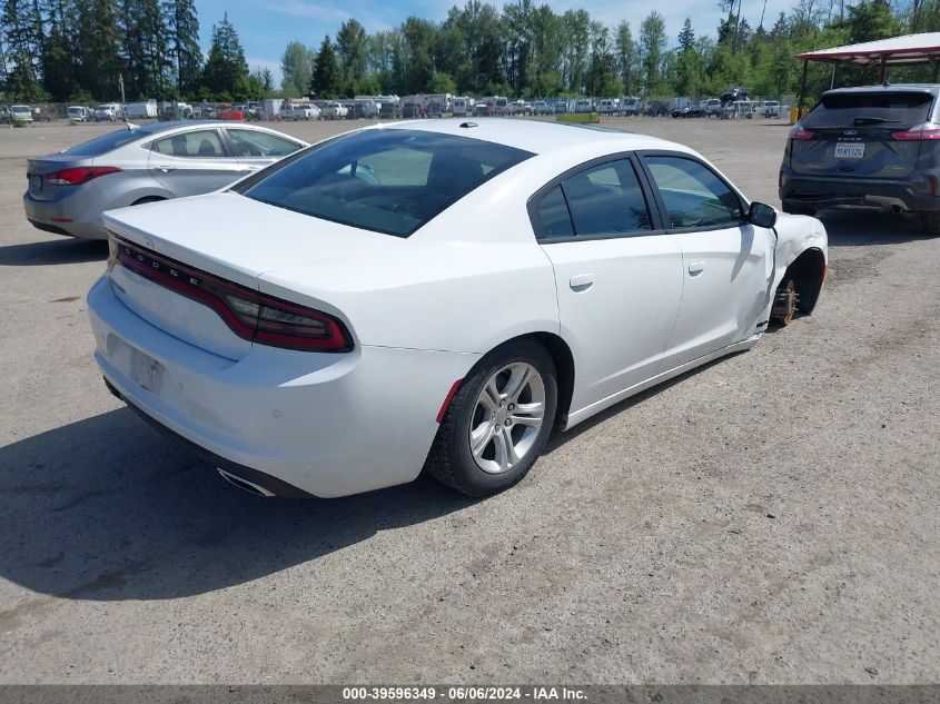 2022 Dodge Charger Sxt Rwd VIN: 2C3CDXBG3NH212807 Lot: 39596349