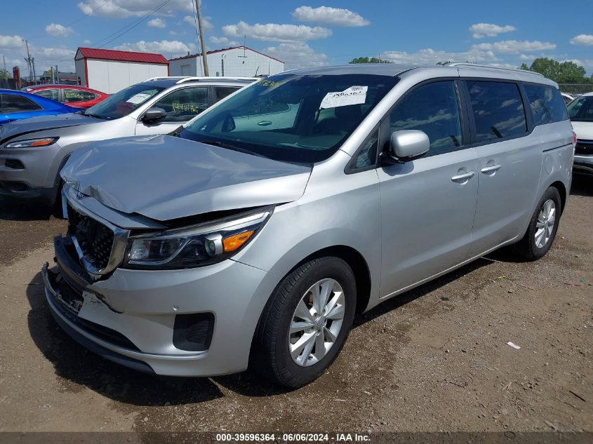 KNDMB5C14J6350789 2018 KIA SEDONA - Image 2