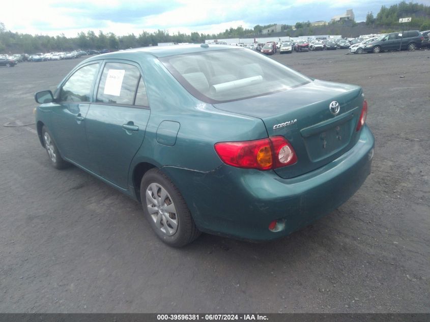 2009 Toyota Corolla Le VIN: JTDBL40EX9J030813 Lot: 39596381