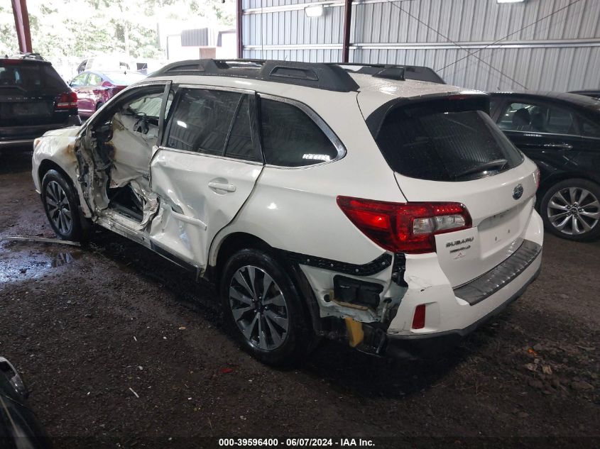 2016 Subaru Outback 2.5I Limited VIN: 4S4BSANCXG3267906 Lot: 39596400