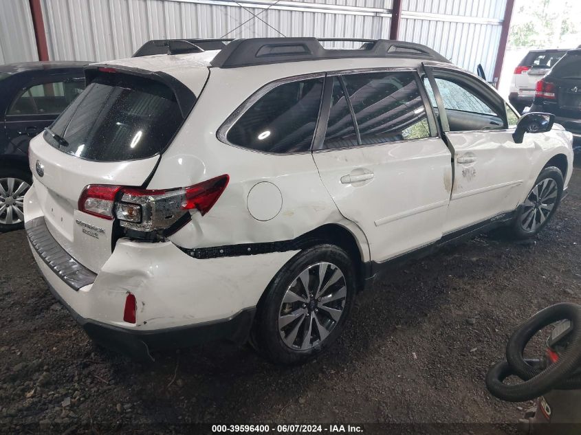 2016 Subaru Outback 2.5I Limited VIN: 4S4BSANCXG3267906 Lot: 39596400