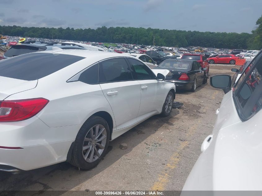 2021 Honda Accord Lx VIN: 1HGCV1F12MA055247 Lot: 39596426