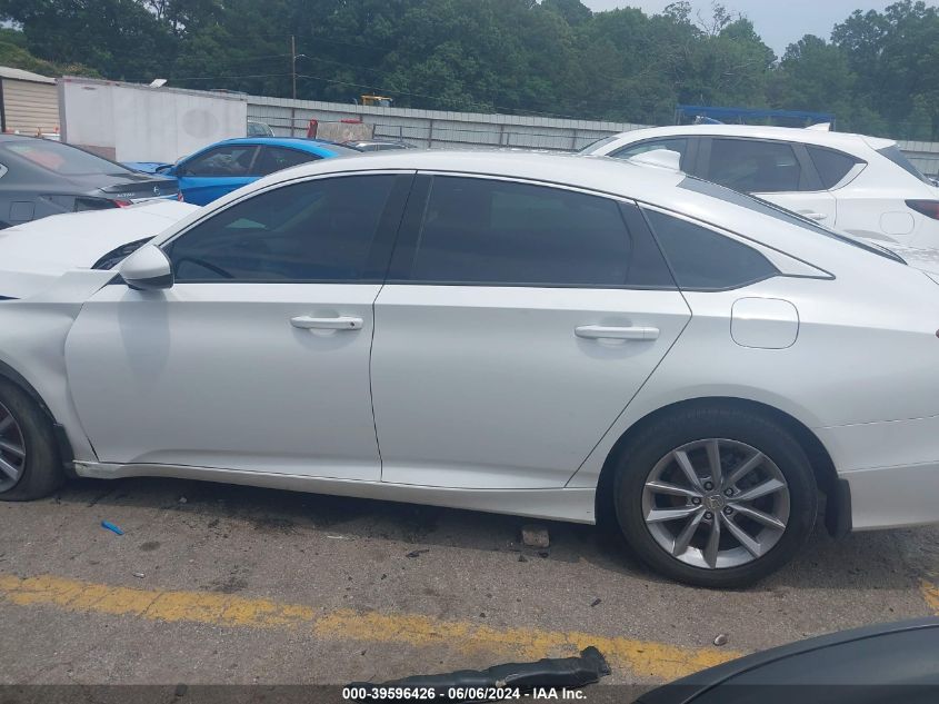 2021 Honda Accord Lx VIN: 1HGCV1F12MA055247 Lot: 39596426