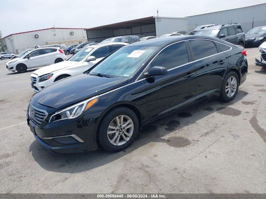 2016 Hyundai Sonata Se VIN: 5NPE24AF2GH370860 Lot: 39596445