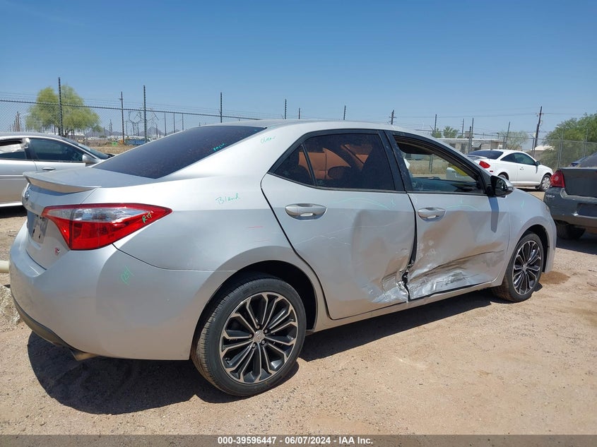2016 Toyota Corolla S Plus VIN: 5YFBURHE0GP436235 Lot: 39596447