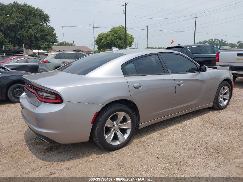 2016 Dodge Charger Sxt VIN: 2C3CDXHG6GH355275 Lot: 39596457