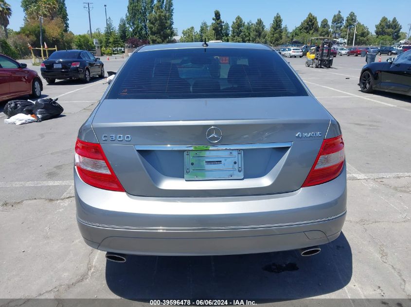 2009 Mercedes-Benz C 300 Luxury 4Matic/Sport 4Matic VIN: WDDGF81X29F227701 Lot: 39596478