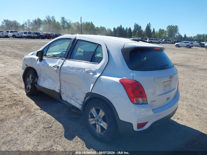 2019 Chevrolet Trax Ls VIN: 3GNCJKSBXKL322601 Lot: 39596505