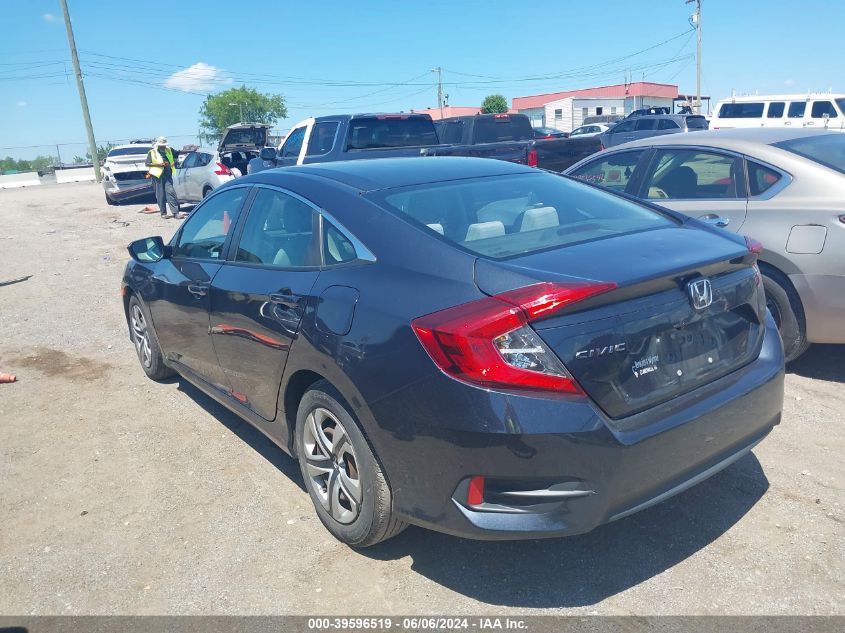 2018 Honda Civic Lx VIN: 2HGFC2F52JH580009 Lot: 39596519