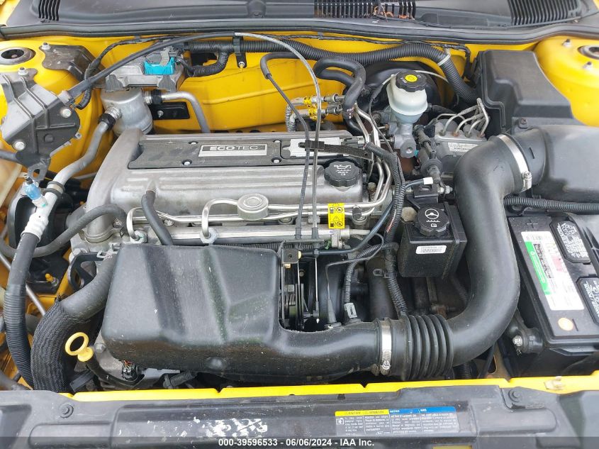 2002 Chevrolet Cavalier Z24 VIN: 1G1JH12F927378650 Lot: 39596533