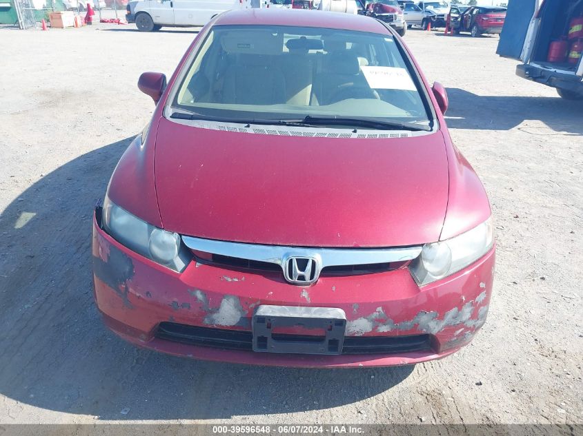 2006 Honda Civic Lx VIN: 1HGFA16596L035354 Lot: 39596548