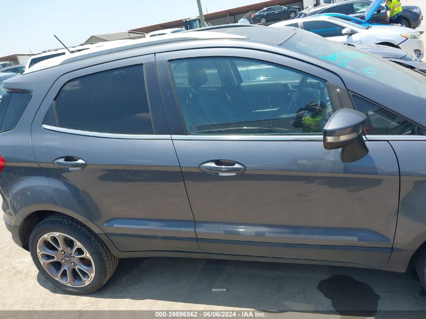 2020 Ford Ecosport Titanium VIN: MAJ3S2KE2LC359015 Lot: 39596562