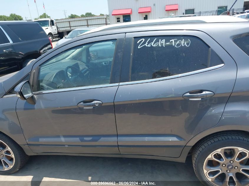 2020 Ford Ecosport Titanium VIN: MAJ3S2KE2LC359015 Lot: 39596562