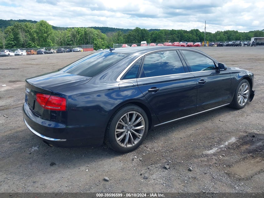 2014 Audi A8 L 3.0T VIN: WAURGAFD8EN012181 Lot: 39596599