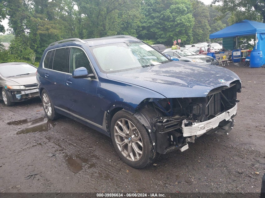 2022 BMW X7 xDrive40I VIN: 5UXCW2C08N9M06287 Lot: 39596634