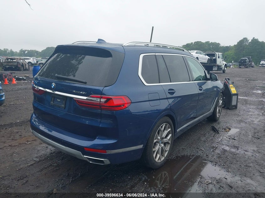 2022 BMW X7 xDrive40I VIN: 5UXCW2C08N9M06287 Lot: 39596634