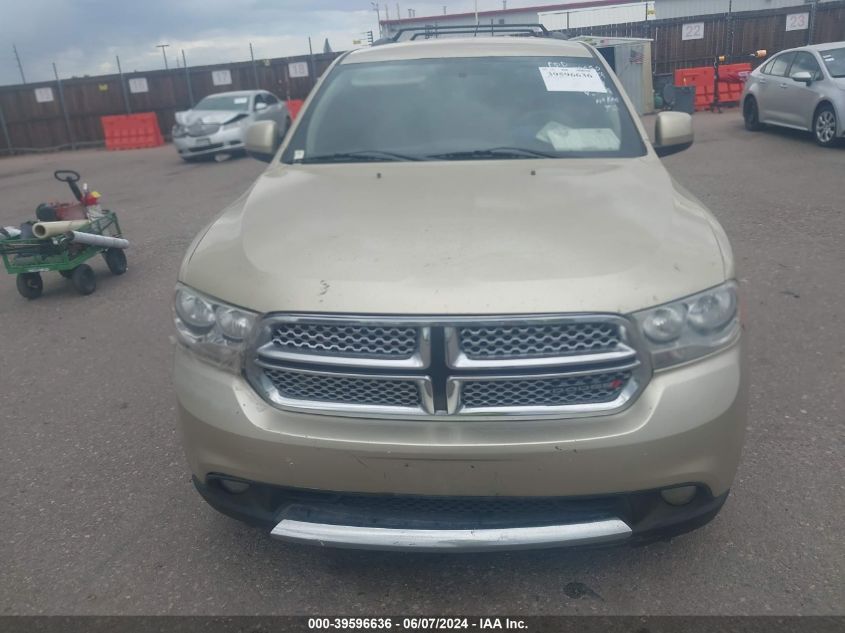 2012 Dodge Durango Sxt VIN: 1C4RDJAG3CC172748 Lot: 39596636