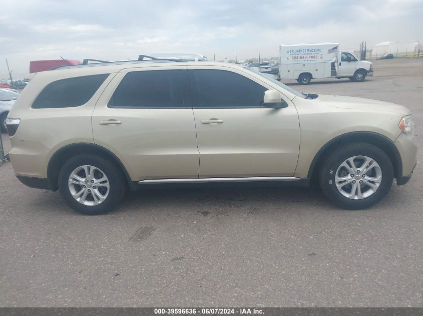 2012 Dodge Durango Sxt VIN: 1C4RDJAG3CC172748 Lot: 39596636