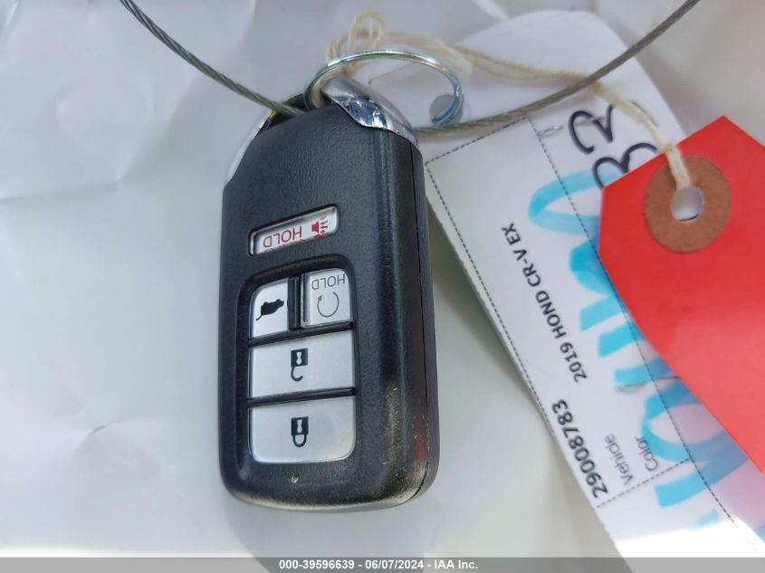 2019 Honda Cr-V Ex VIN: 5J6RW1H51KA028831 Lot: 39596639