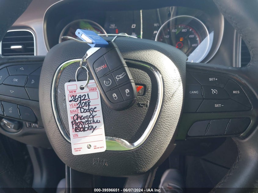 2018 Dodge Charger Sxt Plus Rwd VIN: 2C3CDXHG6JH148005 Lot: 39596651