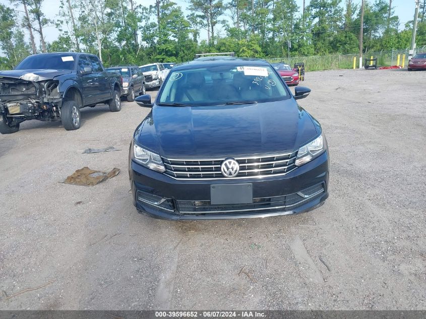 1VWBA7A38JC011123 2018 Volkswagen Passat 2.0T Se