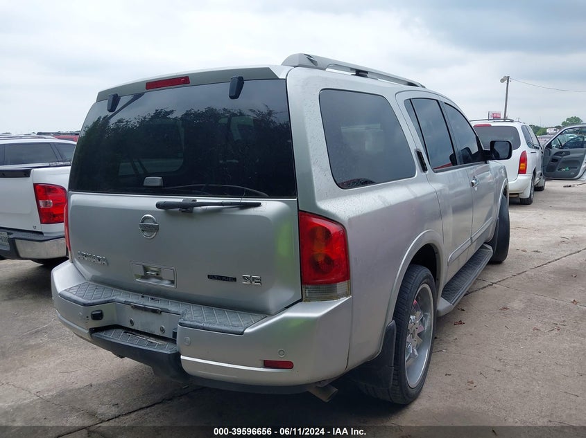 2010 Nissan Armada Se VIN: 5N1BA0ND4AN603938 Lot: 39596656