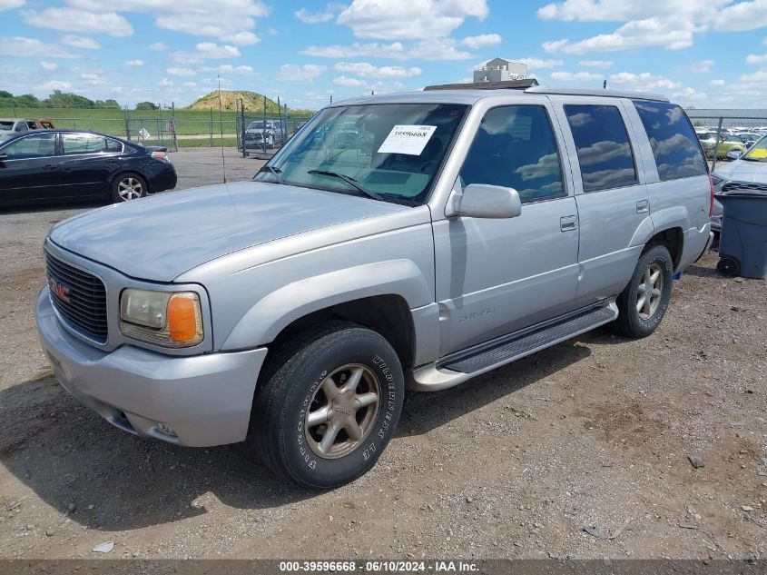 1999 GMC Yukon Denali VIN: 1GKEK13R4XR903245 Lot: 39596668