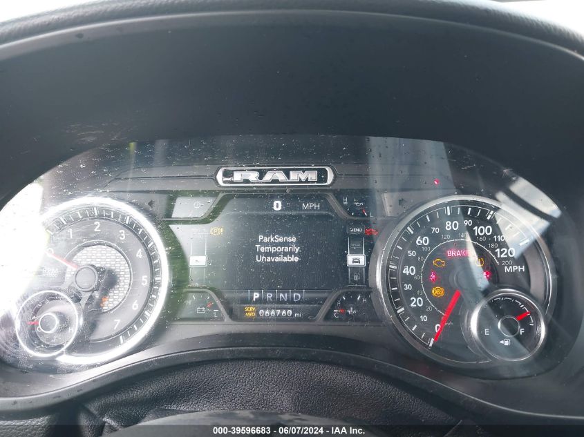 2019 Ram 1500 Big Horn/Lone Star 4X4 6'4 Box VIN: 1C6SRFMT1KN917967 Lot: 39596683