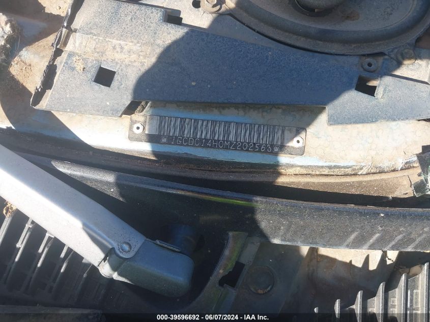 1991 Chevrolet Gmt-400 C1500 VIN: 1GCDC14H0MZ202563 Lot: 39596692