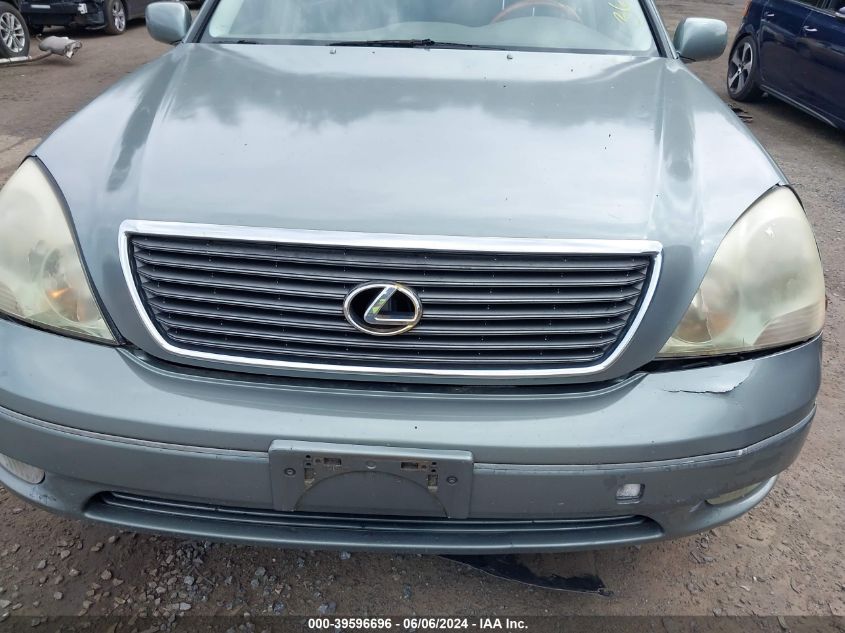 2003 Lexus Ls 430 VIN: JTHBN30F530119343 Lot: 39596696