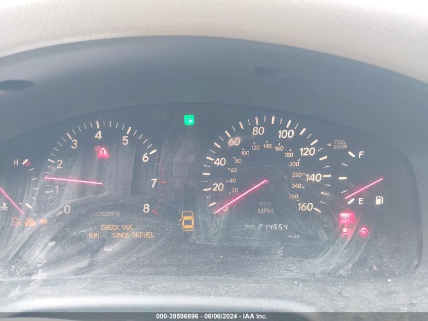 2003 Lexus Ls 430 VIN: JTHBN30F530119343 Lot: 39596696