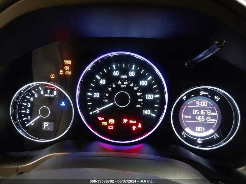 2018 Honda Hr-V Ex VIN: 3CZRU6H55JM702466 Lot: 39596702